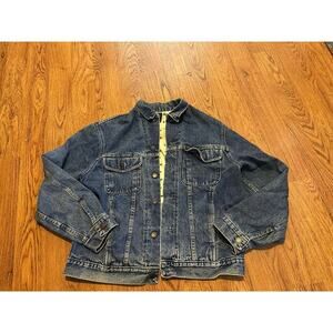Gap Vintage Denim lined Jean jacket made in USA size medium 100% cotton